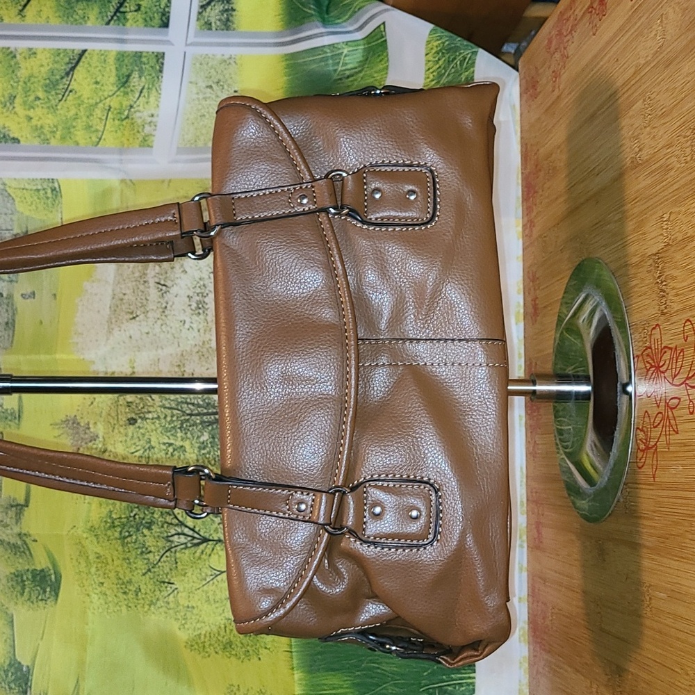 Relic brown leather shoulder bag
